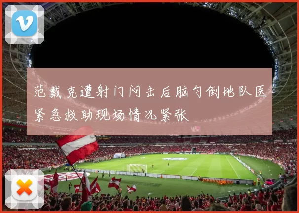 范戴克遭射门闷击后脑勺倒地队医紧急救助现场情况紧张